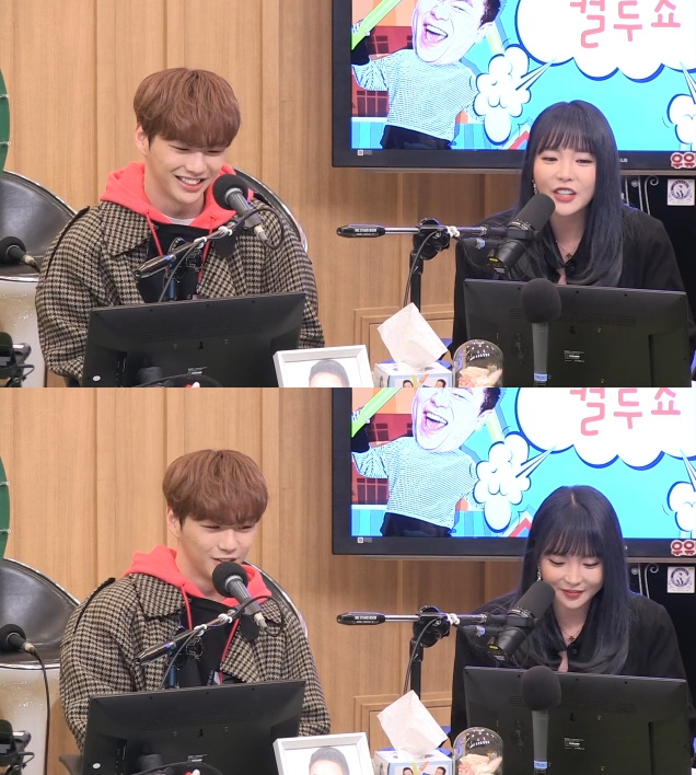 강다니엘 홍진영(사진 왼쪽부터)