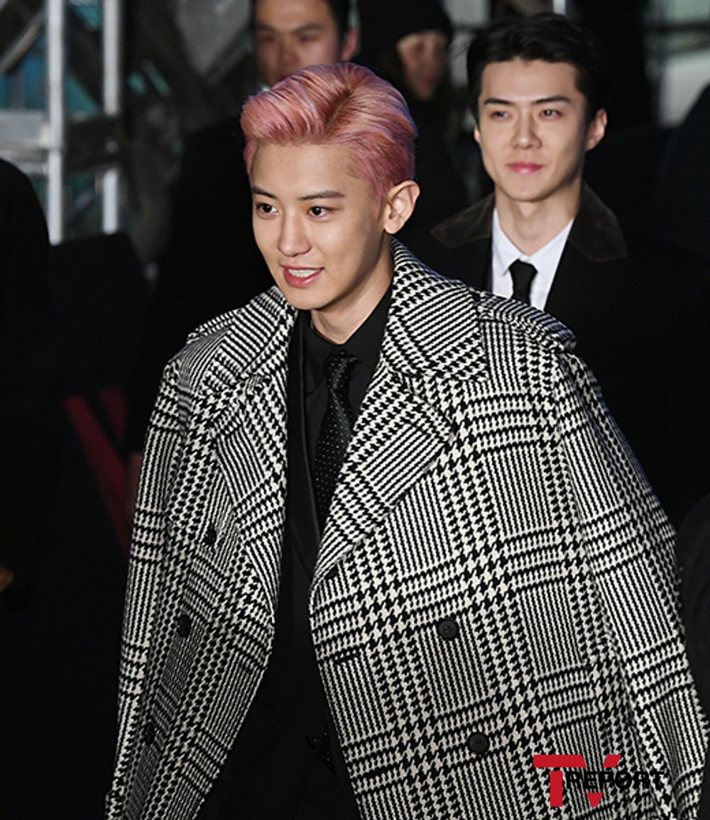 Chanyeol of the group EXO attended the film 6 Underground green carpet event held at DDP in Euljiro 3-ga, Jung-gu, Seoul on the afternoon of the 2nd.The movie 6 Underground will be released on Netflix on the 13th as an action blockbuster featuring six elite agents who erased all past records as if they did not exist in the first place, and the biggest operation on the ground that they have become Ghost themselves.
