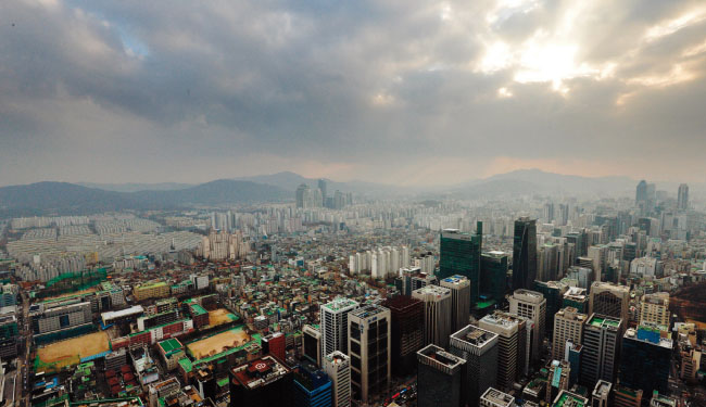 서울 강남 일대 아파트 단지. [뉴시스]