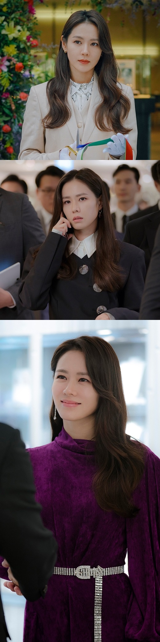 Actor Son Ye-jin reveals the aspect of a professional CEO in Loves Unstoppable.Cable Channel tvN The new Saturday drama The Unstoppable of Love is a romance of the chaebol heiress Yoon Serri (Son Ye-jin), who landed in North Korea with a gust of wind one day, and the North Korean officer Lee Jung Hyuk (Hyun Bin), who hides and loves her.Yoon Serri, who Son Ye-jin tried to transform, is a business woman who demonstrates charisma as a representative of fashion brand.Yoon Serri, who runs the success road, successfully launches his brand and expands his business, while radiating an aura that can not be tolerated as the top CEO of a listed company.Son Ye-jin, who was released today (6th), is dressed up in luxurious styling that matches the character and has a different atmosphere.In the scene of shaking hands with a gentle smile, it shows simple but colorful styling with a purple velvet one piece, bling bling belt and drop earrings.In the tape cutting scene of the opening event, the creamy chic suit is decorated with the image of the foreign oil in the oil, and the suit, which is a big button, emits the charisma of issue maker instead of the heavy atmosphere of the scene.Yoon Serri, who has been running the success path in the unstoppable love, is attracting attention as to what kind of development will be unfolded after the unexpected weather change.Son Ye-jins hottest performance, which will capture the house theater with a talented heiress Yoon Serri, can be seen at the Love Unstoppable broadcasted at 9 pm on the 14th.