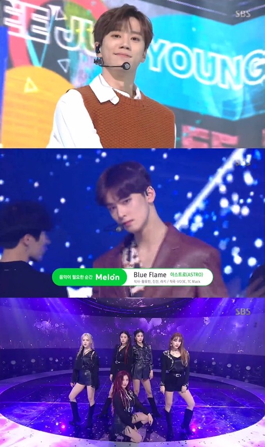 Singer IU topped InkigayoOn the 8th SBS Inkigayo, IUs Blueming, EXOs Obsession and Mamamus HIP were nominated for the first place in the second week of December, and IU became the first protagonist with Blueming.The IU did not appear on the show on the day, so it did not receive the trophy directly.The comeback stage was decorated by Sejeong and Park Jihoon, including EXO, who was nominated for the top spot.EXO filled the stage with a powerful performance of the new album title song Obsession.Sejeong, who made a comeback on the last two days, sang a new ballad Tunnel, and Park Jihoon added a dreamy atmosphere with 360.Lee Joon-young, who plays a role as a smoke stone, debuted solo through the stage of Angery. He appealed to the funky melody and refreshing charm.In addition, AOA and Astro showed Come to see me and Blue Frame stage respectively.In addition, Golden Child, Kim Young-chul, Nature, Bandit, Seven Clack, Space Girl, and One Team appeared.
