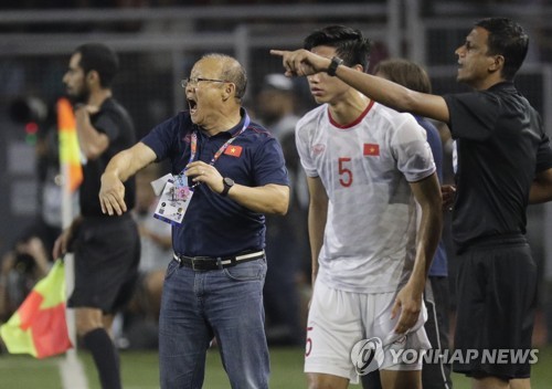 박항서 감독. 연합뉴스 제공
