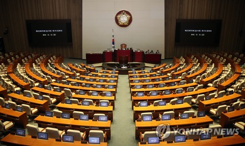 오늘 국회 본회의 개의 무산…선거법 상정 불발 [연합뉴스 자료사진]