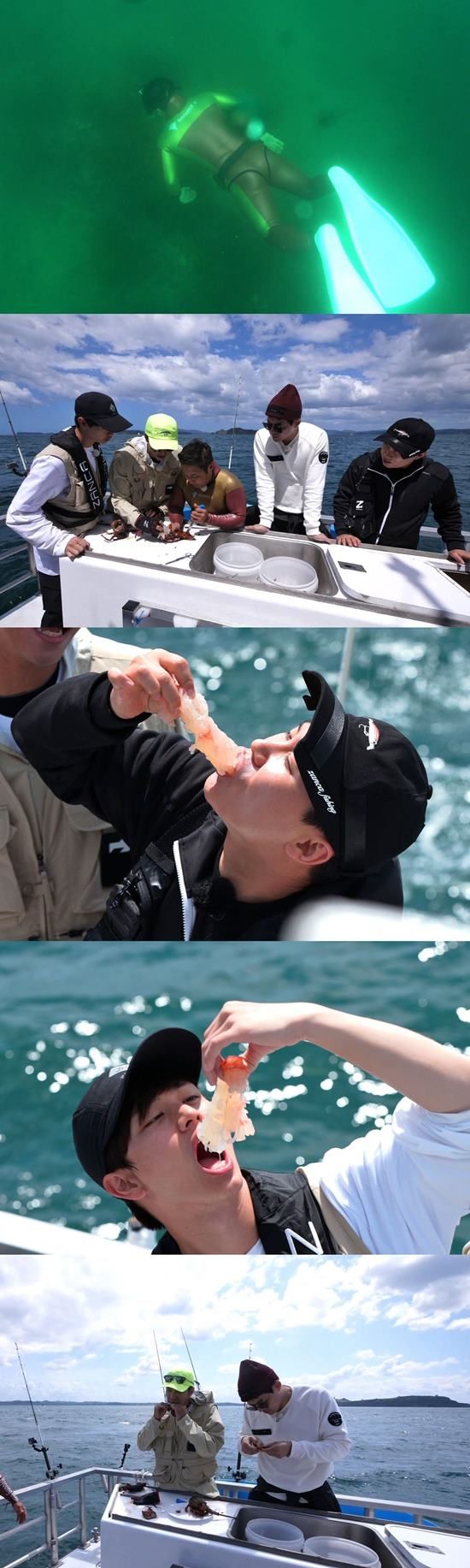 Comedian Kim Byung-man goes diving fishing in All The ButlersIn the SBS entertainment program All The Butlers broadcasted at 6:25 pm on the 15th, the diving fishing scene of Kim Byung-man will be revealed.Kim Byung-man and All The Butlers Lee Seung-gi, Lee Sang-yoon, Yuk Seong-jae and Yang Se-hyeong challenged fishing on a yacht in the middle of the New Zealand sea.In particular, Kim Byung-man caught the eye by diving fishing to catch the Lay fish that the members wanted so much.The expectation of the members has deepened because it is a big Lay fish that can feel the best taste of nature.Kim Byung-man then removed the bare-handed Lay fish directly to the skin, handed it to the members, and showed a caring aspect. The members admired the taste of Lay fish.In particular, Lee Sang-yoon and Lee Seung-gi are the back door that made the master happy by introducing meokbang (eating broadcast) which sucks up to the skin.The members are said to have had a lifetime struggle with King Fish, who met at the New Zealand Sea.Lee Sang-yoon, who was holding a fishing rod at the power of King Fish, which was a meter long, suffered a severe aftereffect.After a confrontation that made the hand sweat, I wonder if the members would have caught King Fish.