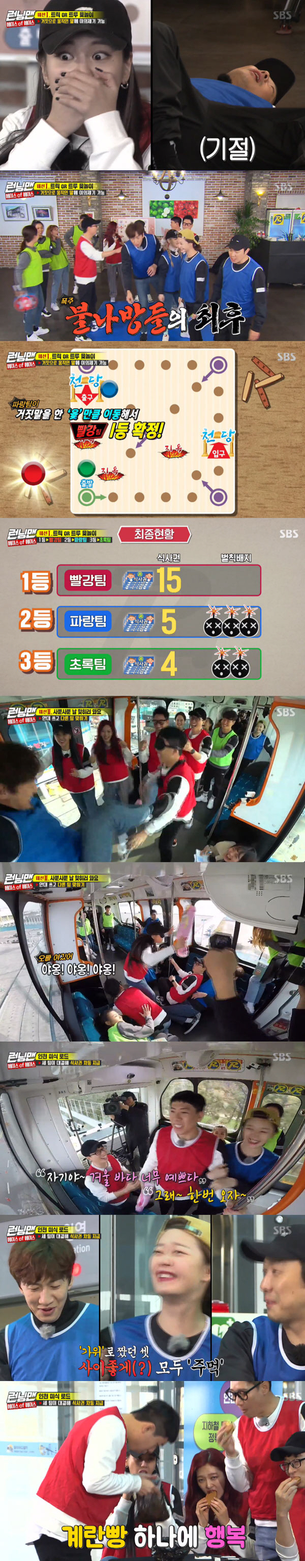 Running Man AOA Jimin carries out fresh cream penaltyOn SBS Running Man broadcasted on the 15th, AOA appeared as a guest while Incheon Gourmet Road Ace Of Ace Race was held.On this day, Ace Of Ace Race is divided into three teams and a total of three rounds are held.The menu-specific meal ticket is available after submitting a fixed meal ticket; the meal ticket available on the first mission is paid by the number of team members; however, a penalty badge is paid to members who fail to eat.The person with the most penalty badges and the one person who is identified will be punished together.Jimin, who was in first place through Game, decided on the team.As a result, Kim Jong-kook, Song Ji-hyo, Sulhyun, Yuna were one team for Konyaspor team, Lee Kwang-soo, Jeon So-min, Jimin, Haha were one team for blue team, and Yoo Jae-Suk, Ji Suk-jin, Yang Se-chan, I have a team.The first mission was to eat jjajangmyeon, chanpon, sweet and sour pork, and to get a meal ticket, trick or true yunori was conducted.The basic rule is the same as the general yut, and the team that comes in first wins the final, but if the runner team throws the yut, the other team can not see the result of the yut.The runner team moves truth or false, regardless of the result of the yut.At this time, the other two teams object if they are thought to be cheating, and if they cheat, the teams words that lie will be In-N-Out Burger and the teams words will take over the gap.Game progressed, and the blue team took the lead alone by eliminating the red teams words due to the failure of the red teams objection.However, the blue team, which has been running out since then, failed to raise objections and eventually won a penalty badge.At that time, the red team properly grasped the lies of the blue team, and the blue team moved as much as the Yut that lied, and the first place was confirmed.In addition, the blue team attempted a last-minute adventure and challenged the Konyaspor teams falsehood and got five meals in second place.The second mission is to Come to the right of me, and the attacker wears an eye patch and finds a team with a pillow and gets one point.However, if the same team is hit or the staff is hit, it will be deducted by two points; the game results show Konyaspor team ranked first, the red team ranked second, and the blue team ranked third.The last menu was also a smart survival to eat samchi grilled, kangpung crab, and bean soup.If you find a hidden weapon and touch the other person, you will proceed with the acquired weapon, and the other party will be In-N-Out Burger when you win.If you fail, you can find another weapon in 10 seconds and escape.Kim Jong-kook later acquired a wrestling weapon, touching Lee Kwang-soo; as a result of the wrestling, he was In-N-Out Burger of Lee Kwang-soo.In addition, Konyaspor team won the final victory with successive attack success, Konyaspor team was first, blue team was second, and red team was third.After the final game, Jeon So-min and Jimin were two penalty badges, and Jimin was decided to be the final penalty through OX.Jimin then chose Lee Kwang-soo, and the two were punished for fresh cream.