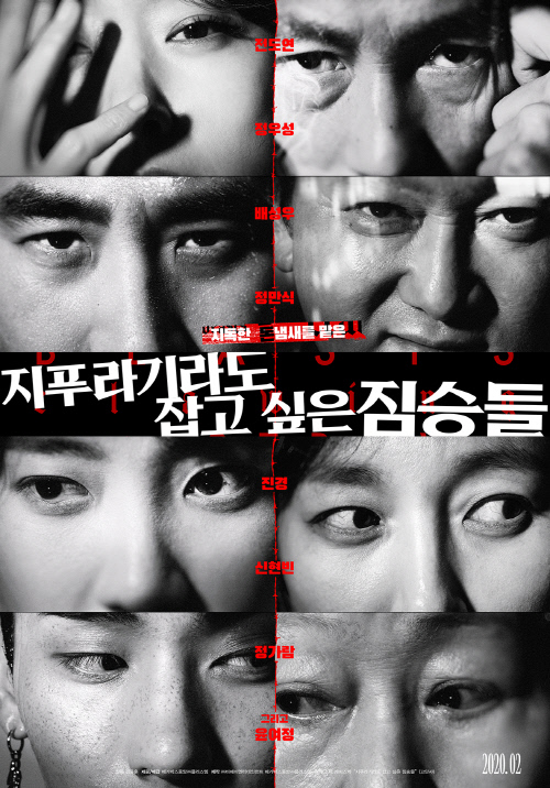 February ReleasingThe previous-class project Animals Wanting to Hold the Jeep, which has made headlines just by meeting Actors, who captivated critics and audiences with their unique presence in the South Korean film industry, confirmed its domestic release in February next year and released a launching poster containing the explosive energy of Actors.The brutes who want to catch straw is a hard-boiled crime drama of ordinary humans planning the worst of the worst to take the last chance of life, the money bag.The Animals Wanting to Hold the Spray is a work that is expected to meet with the intense encounter between Acting Actors representing South Korea and the new Actors that Chungmuro pays attention to.The first film to appear, Queen of Khan Jeon Do-yeon, who captivated the audience with an Acting that transcends imagination, played the role of Yeon-hee who erases the past and covets others to live a new life.Jeon Do-yeon, who has attracted audiences through various works such as Birthday, Men and Women, Unbelievable, and Road to Home, will meet with audiences with an irreplaceable Acting spectrum from sharp and intense to lovely.Jung Woo-sung, who won the 55th Baeksang Arts Grand Prize in the film category and the 40th Blue Dragon Film Award for Best Actor, won the role of Taeyoung, who dreams of a wreath due to his lost lover, and dreams of a wreath.In addition, Bae Sung-woo plays the role of the best who is continuing the livelihood of the family, boasting the perfect character synchro rate and completing the character that can be digested only.In addition, Youn Yuh-jung, Jung Man-sik and Jin Kyeong will participate in the Acting.Youn Yuh-jung, who conveyed a deep echo with authentic Acting for each work, played the role of a lost memory and added the trust of the work.Jung Man-sik, who has a lot of room and screen here, plays the role of a doctor of a loan lender who is not recognized in front of money, and raises the tension of the drama.Jin Kyeong, who imprinted his presence with impressive acting for each work, plays the role of Young Sun, who is the first living of the family, and adds the depth of the drama.Actor Shin Hyun-bin, who is attracting attention from Chungmuro in recent active works, took the role of Miran, whose family collapsed due to debt, and escaped from the existing urban image and digested the three-dimensional character with a wide range of Acting.Finally, Jung Ga-ram, who has been attracting attention as the original Netflix series If You Like It, is disassembled as a real-life illegal immigrant who blindly rushes for the purpose. He digests the opposite image of the pure image that has been shown so far and raises questions about the transformation of the character.The nine launch posters released this time overwhelm the viewers by sensually putting the character who is trying to escape from a desperate and desperate situation with one sharp and clever eye.The intense visual, which blended with the copy Open your eyes to the smell of terrible money, captured the anxious desires of animals like animals who smelled terrible money at the end of their lives and the moments before the explosion with live eyes and expressions.This poster, which captures the realistic and sensual faces and facial expressions of Actors that have not been seen on the screen, expects a different acting transformation and intense story to be shown by eight Actors.The animals that want to catch the strawIt is scheduled to open in February.Photo  Megabox Central Co., Ltd., plus-em