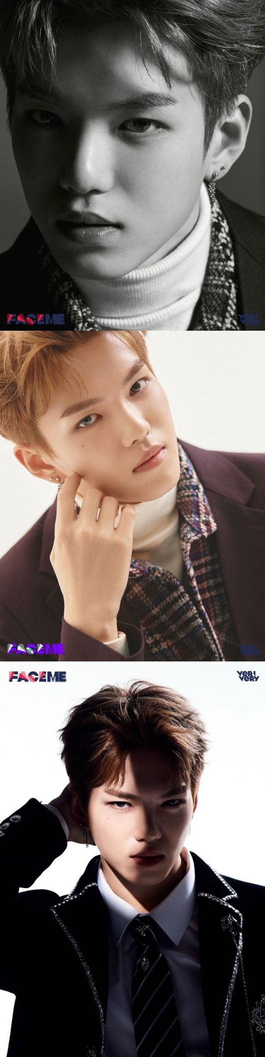 The personal character video and official photo of the boy group Verivery member Gyehyun were released.From 0:00 on the 19th, Verivery official SNS channel continued to show the fans attention by releasing the fourth member, Gyehyuns personal character video and official photo sequentially.In the first released character video, it starts with a look of a gaehyeon walking somewhere wearing a green color check suit.Then, a chic look that I could not see before or dance in the mirror fills the screen and attracts attention.Especially in the official photo, Gyehyun caught the Sight at once with visuals with intense eyes.With a cold expression and charismatic Sight treatment, he showed a deadly charm and raised his curiosity about his new album FACE ME.Veriverys third mini album FACE ME, which announced a comeback on the 7th of next month, has an infinite possibility, but it contains the process of admitting and loving oneself to the hurt youth in the alienation and disconnection.Verivery, which has been loved by fans with various concepts and high-quality music for each album, is interested in what the new album will look like.Verivery will release its third mini album FACE ME on January 7th and will start full-scale activities.Jellyfish Entertainment