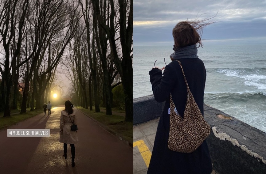 Song Hye-kyo has delivered a relaxed current situation.Actor Song Hye-kyo posted several photos on her Instagram story on December 22.In the photo, Song Hye-kyo visits the Portugal Museum of Contemporary Art and looks around the streets, followed by Model and Back View, who are looking at the sea.han jung-won