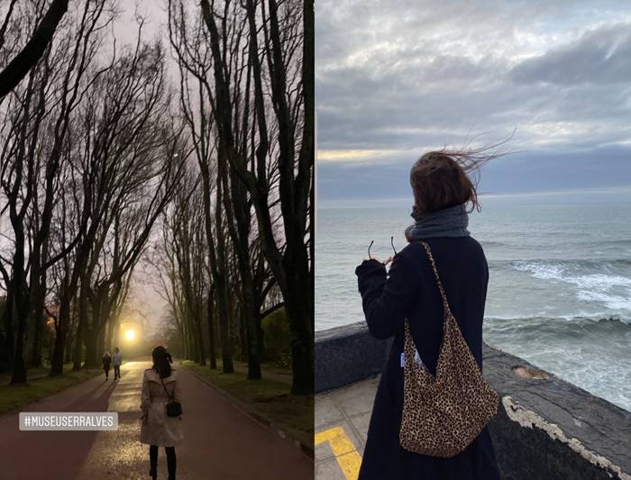 Actor Song Hye-kyo has released a photo of him in Portugal.Song Hye-kyo posted photos and videos on her Instagram story on Sunday.Song Hye-kyo has revealed that he is walking along the road with a hashtag called Museu Serralves.Song Hye-kyo, who walks the streets in a trench coat, attracts attention.In addition, Song Hye-kyo shared the picture displayed in the museum with a video, followed by a picture of the back view of the sea.Meanwhile, Chinese media recently reported the recombination of Song Hye-kyo and Song Jung-ki, citing Song Hye-kyos Ring.But Song Hye-kyos Ring was reportedly sponsored.PhotoSong Hye-kyo SNS
