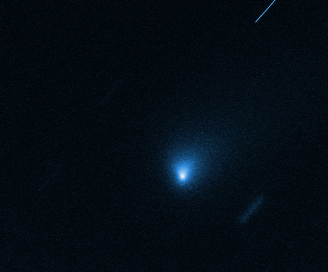 허블우주망원경이 포착한 보리소프. 출처=NASA, ESA and J. DePasquale (STScI)