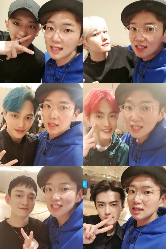 On the 3rd, Jang Sung-kyu posted several photos on his instagram with an article entitled D-day # Walkman EXO # Extraordinary Memories # Extraordinary # EXO.Jang Sung-kyu in the public photos is taking pictures with EXO members Chan Yeol, Baek Hyun, Kai, Suho, Chen and Sehun.Jang Sung-kyu, who was shot only with two shots, showed intimacy with the members and gave a warm heart.The netizens said, There is a handsome person next to a handsome child ~, I am really looking forward to today ~ What about you man.Thank you for being here #JangSung-kyu, EXO is so cute, thank you Jang Sung-kyu and so on.On the other hand, Jang Sung-kyu worked as a daily manager of EXO at Web entertainment Walkman.It will be released on Naver TV, YouTube and Facebook at 6 pm today.