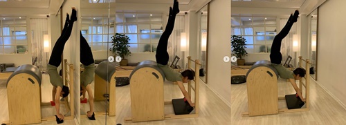 Actor Shin Se-kyung has released a photo of Pilates.On the 15th, Shin Se-kyung posted several photos with a short article called Baddle Bar through his instagram.In the photo, there is a picture of Shin Se-kyung who is exercising using Pilates equipment.He is wearing a tight sweatshirt and taking a difficult posture that seems to stand in a handstand.Despite his difficult movements, he is fully digesting and attracting attention.Meanwhile, Shin Se-kyung appeared on MBCs New Entrance Officer in September last year and is currently reviewing his next film.
