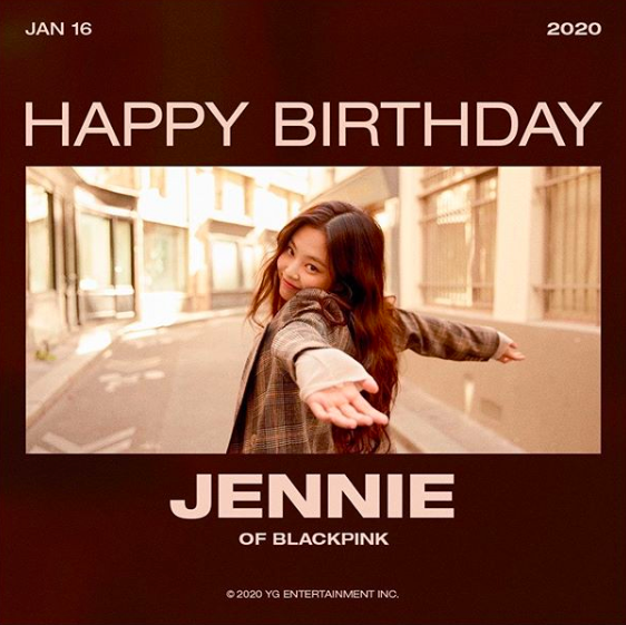 BLACKPINK Jenny Kim is celebrating her birthday on January 16th.Jenny Kim posted two photos on her SNS on the 16th, along with Pre birthday cake by post.In the picture, Jenny Kim poses with Cake in front of her, especially with her cuteness.Here, YG Entertainment also unveiled a poster for Jenny Kims birthday, which is a bright smile with her arms open.Many BLACKPINK fans are also celebrating Jenny Kim, and members also celebrated Jenny Kims birthday through SNS posts and comments.Meanwhile, BLACKPINK, which Jenny Kim belongs to, is working on a new album with the Japanese Dome Tour.[Photo] BLACKPINK Jenny Kim SNS, YG