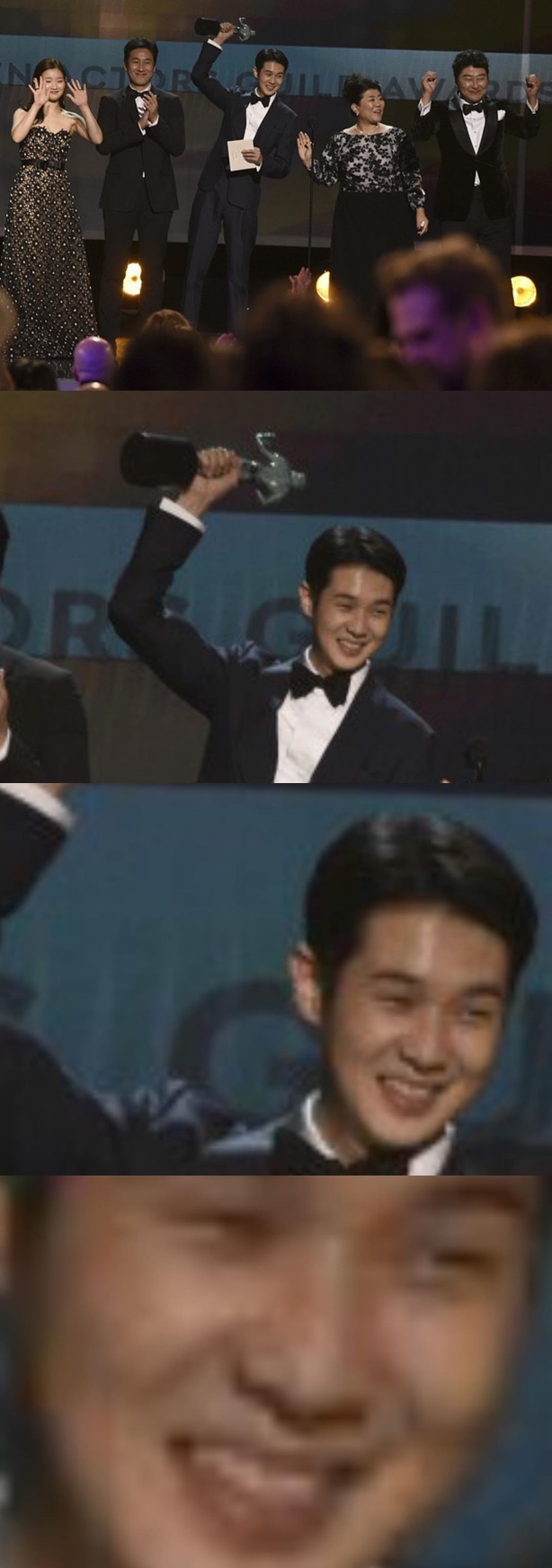 Actor Park Seo-joon celebrates best friend Choi Woo-shiks awardsPark Seo-joon posted several photos on his 20th day with an article entitled Choi Woo-shik on his instagram.The photo shows the best merchant ensemble award at the 26th US Film Actors Union in Los Angeles, USA, on the 19th local time.Actor Park So-dam, Lee Sun-gyun, Choi Woo-shik, Lee Jung-eun and Song Kang-ho stand side by side, and Choi Woo-shik is delighted to lift the trophy.Park Seo-joon seems to have conveyed a furious (?) congratulations.Netizens responded to Where are you expanding, Its a real best friend, and Choi Woo-shik Actor Congratulations ~.Park Seo-joon stars in JTBC drama Itaewon ClathPhoto: Park Seo-joon SNS