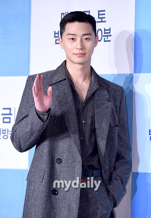 Park Seo-joon is attending the JTBC gilt Drama Itaewon Clath production presentation held at Conrad Hotel Seoul, Yeouido, Seoul on the afternoon of the 30th.