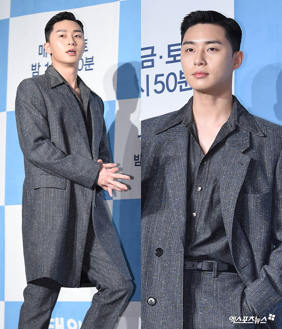 Actor Park Seo-joon, who attended the JTBC gilt drama Itaewon Klath production presentation held in Conrad Seoul, Yeouido-dong, Seoul, on the afternoon of the 30th, has photo time.A commanding appearance.Klath is another visualSmile and excitement.Visuals shooting suitsCarisma explosion.