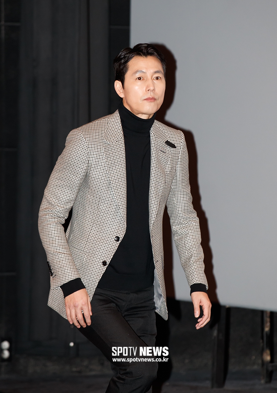 The media preview of the beasts who want to catch the movie straw was held at Megabox COEX in Seoul Gangnam District on the afternoon of the 3rd.Actor Jung Woo-sung is on stage.