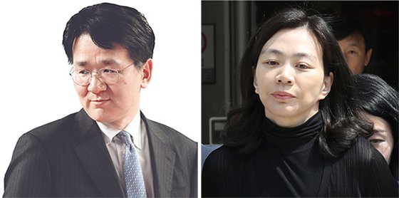 조원태(左), 조현아(右)