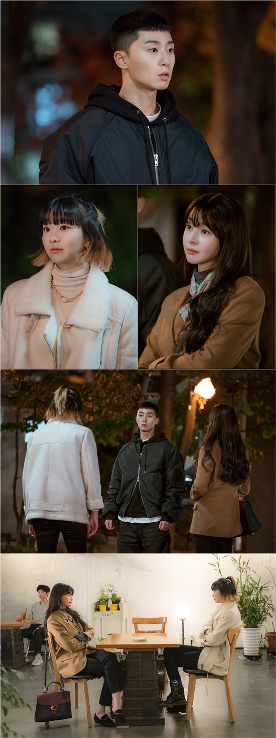 The close encounter between Itaewon Klath Park Seo-joon, Kim Da-mi and Kwon Nara was captured.JTBC gilt drama Itaewon Klath released the images of Joy Seo and Oh Soo-ah (Kwon Nara) facing Park Sae-ro-yi (Park Seo-joon) on the 8th, ahead of the 4th broadcast.The tense nervous breakdown of their seldom backing down is already tough.The film has come to an Itaewon receptionist for a heated youth Park Sae-ro-yi; viewer reactions are also explosive.It has been showing off its power by showing off its popularity by breaking the ratings of 8% (8.0% nationwide, 8.3% in the metropolitan area / Nielsen Korea paid households) in three episodes of broadcasting. The TV search response released by Good Data Corporation, a TV topic analysis agency, also showed the first place among all programs including drama and non-drama (from January 27 to February 2.In the last broadcast, Park Sae-ro-yis blood, sweat, and tears, Joy Seo and Jang Geun-soo (Kim Dong-hee), the second son of Jangga, came to the scene and a disturbance occurred.Park Sae-ro-yi, who eventually went to the police station, was suspended for two months.Above all, Park Sae-ro-yis vengeance, which he faced again in 10 years with The Fountainhead, was hotter.Park Sae-ro-yi, who warned me that my plan is 15 years old toward the constantly stimulating chapter, amplified expectations and curiosity about future development.In the meantime, the public photos are curious because they contain three faces of Park Sae-ro-yi, Joy, and Oh Soo-ah.Joy, who has been twisted since his first meeting with Park Sae-ro-yi, and Park Sae-ro-yis first love Oh Soo-ah.I wonder about the story of three people who seem to be unable to get together.His eyes on Oh Soo-ah, a time bomb like Joy who does not know when and where to burst, sparkle with curiosity as if he will do something right now.Oh Soo-ah, who stares at Joy with a relaxed appearance, attracts attention.Here is the inept face of Park Sae-ro-yi, who is embarrassed by the unexplained nervous warfare.While Park Sae-ro-yi was away, one-on-one faces between Joyser and Oh Soo-ah were also captured: sparks are generated by eye contacts exchanged in a defensive manner with arms folded.In the previous trailer, Do you like the new Roy?Is it sorry that you have stopped the new Roy business? Joy, who sharply replies to the stone fastball, Did you report it? In the fourth episode of the broadcast, Joy will be helped by Park Sae-ro-yi in another crisis.It is the first meeting that started like a bad story, but Joy, who was curious in the reunion that repeated like a relationship, is expected to make the biggest decision of his life.The subtle triangle will be drawn excitingly from the first meeting to Park Sae-ro-yi, Joy, and Oh Soo-ah, said the production team of Itaewon Klath. Joy, who is curious about Park Sae-ro-yi, who is so different from himself, who is in conflict between the Janga and Park Sae-ro-yi. The emotional change of the ah gives us another fun.Meanwhile, the 4th episode of Itaewon Klath will be broadcast on JTBC at 10:50 pm on the 8th.Photo = JTBC