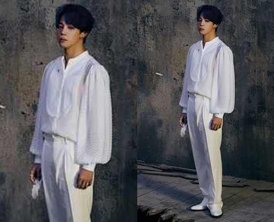 Group BTS Jimin showed the charm of black hair properly.On the 10th, the first concept photo of Regular 4 MAP THE OF THE SOUL:7 was released on the official SNS channel of BTS at 0:00 on the 10th.The uploaded photos included group cuts and individual cuts by member.Jimins personal photo, which turned black-haired from her blonde hairstyle, caught the eye; Jimin had a mysterious feel with dark black hair and transparent skin.Jimin stares somewhere in a space reminiscent of a huge sinkhole, matching the white top and bottom, and wearing white to his shoes, reminiscent of a swan.Fans who watched the photos responded such as I could not take my eyes off as soon as I saw it, It is a big hit from the first photo, Perfect and true beauty.Meanwhile, BTS Regular 4th album MAP THE OF THE SOUL:7 will be released simultaneously around the world at 6 pm on the 21st.