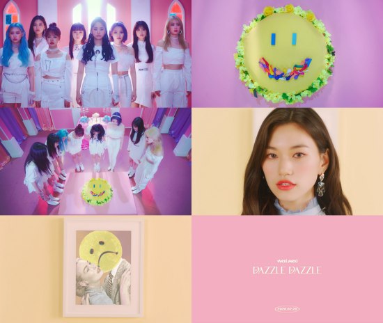 Group Weki Meki released a video of Music Video Teaser.Weki Meki (Ji Su-yeon, Ellie, Choi Yoo-jung, Kim Do-yeon, Sei, Lua, Lina and Lucy) released a music video Teaser video of the digital single DAZZLE DAZZLE (Dazle Dazzle Dazzle) on two occasions on the official SNS channel on the 16th.In the first video, Weki Meki is staring at the front with a faceless face and surrounding a laughing cake, which causes curiosity about the contents of Music Video.In addition, Kim Do-yeon, a member who hums songs with the camera, focuses on those who make a strong impression with sophisticated beauty.In the second video, Weki Meki, who performs performance in colorful flowers, catches the eye.Their overflowing energy in short-lived performance doubles expectations for DAZZLE DAZZLE.Weki Meki in two music videoeaser series that have been released in succession attracts many people with three-dimensional charms such as 3D (Dazzle (enchanting), Dynamic (active), and Different.Especially, the lyrics and melody called Dazzle Dazzle me which is heard repeatedly can be easily followed by anyone, so it captures the ears with a strong addictiveness that can not be forgotten once you hear it.Weki Meki, who has raised expectations with a teaser image that shows off her gorgeous and unconventional Glossy Funky (glossy funky) earlier, will release performance films and jacket behind-the-scenes sequentially until the albums release, 20th.Weki Mekis DAZZLE DAZLE will be released on various music sites at 6 pm on the 20th.PHOTOS: Fantagio