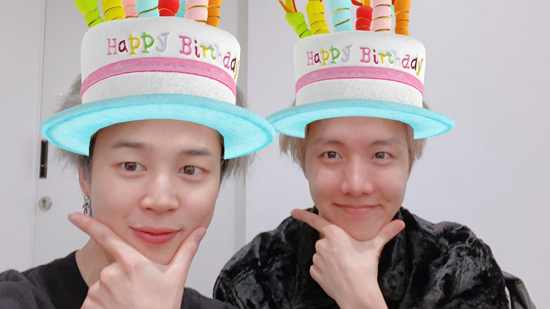 Group BTS Jimin celebrated J-Hopes birthdayOn the 18th, Jimin released several photos on the official BTS Twitter with the article Happy birthday is full of happiness.The uploaded photo has featured cute selfies taken by J-Hope and Jimin, which caught the attention with various places and poses, including waiting rooms, and private selfies during the trip.Among them, Jimin and J-Hope were wearing birthday cake hats side by side, and the cuteness of the two people was poured out.Jimin, who is famous for taking good care of his usual members, expressed his affection by singing J-Hope as Our Hope.The fans who watched the post responded such as It is so cute, It is warm and warm, Jimin and J-Hope are lovely.