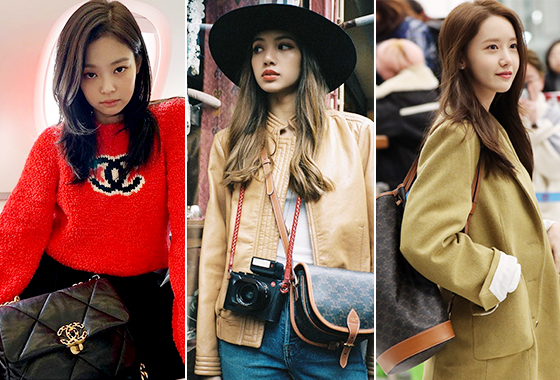 그룹 블랙핑크 제니, 리사, 그룹 소녀시대 윤아/사진=각 스타 인스타그램, 머니투데이 DB