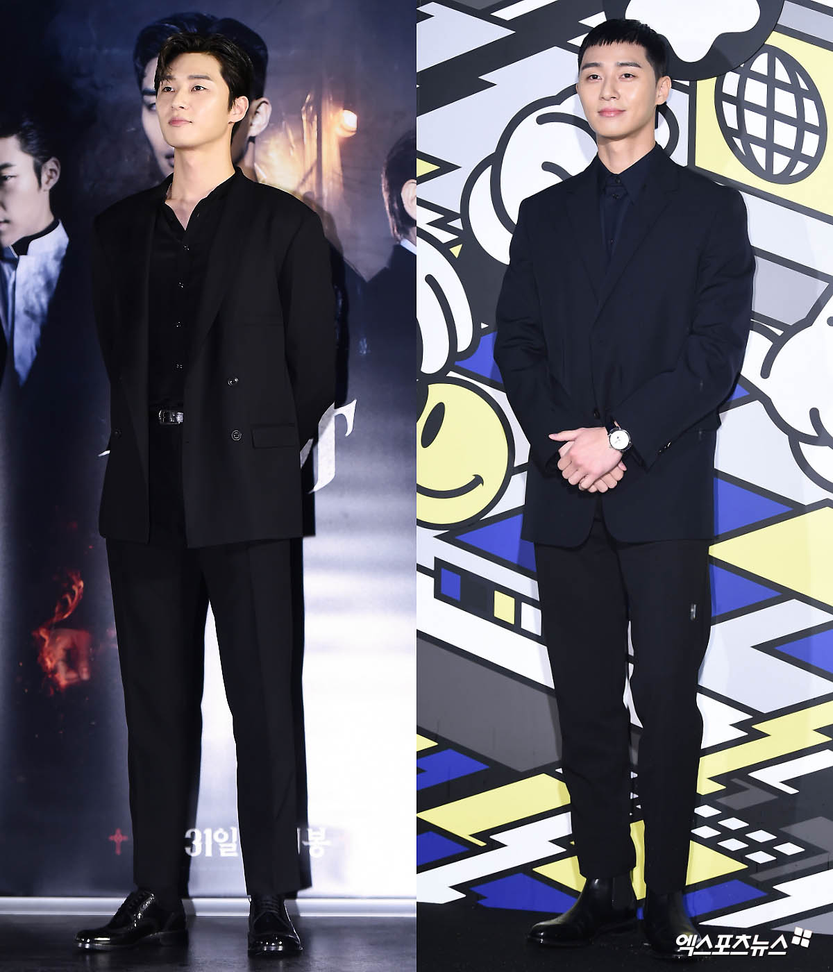 Park Seo-joon, who has recently performed as a single-night boss Bak Sae-roi in JTBCs Drama One Clath and is sweeping TV viewer ratings and topics.He has shown numerous fashions in the official ceremony: the fashion that maximizes the coolness of Park Seo-joon, who has a warm appearance and a height of 185 centimeters and a sculpture-like figure, is also a suit.I gathered the suit fashion worn in the official appearance of Park Seo-joon, which showed a tight suit fit as if showing that the completion of fashion is body.