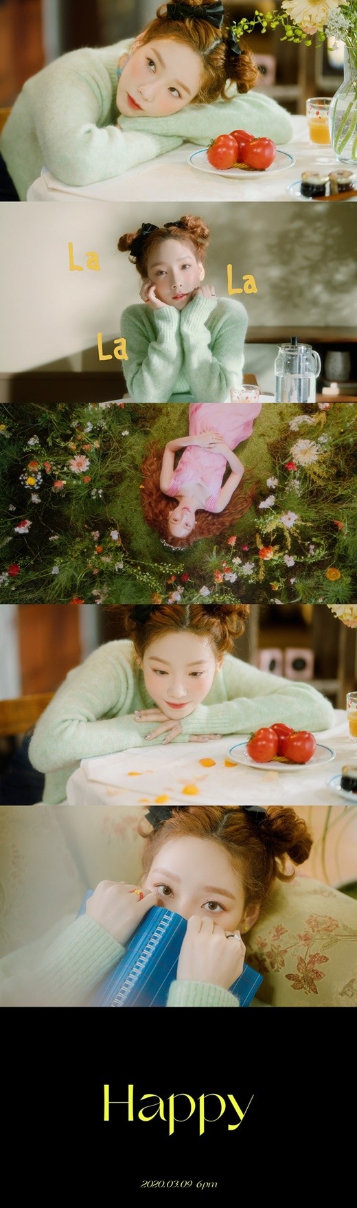 The Teaser video of Girls Generations Taeyeon new song Happy Music Video was released.The Teaser video of the new song Happy (Happy) Music Video released on Taeyeons official website, YouTube, and Naver TV SMTOWN channels on the 7th is attracting attention because it can meet Taeyeons appearance that emits a lovely charm in a warm and warm atmosphere.The new song Happy is an R & B pop genre song that reinterprets Old School Duwab and R & B with modern sound.Taeyeon is raising expectations as she plans to communicate with fans by conducting live broadcast Happy_TAEYEON_Day on Naver V Lives SMTOWN channel to commemorate the release of the new song at 7 p.m. on the 9th.On the other hand, Taeyeons new song Happy will be released on various Music sites at 6 pm on the 9th, and the Music Video will be opened simultaneously.