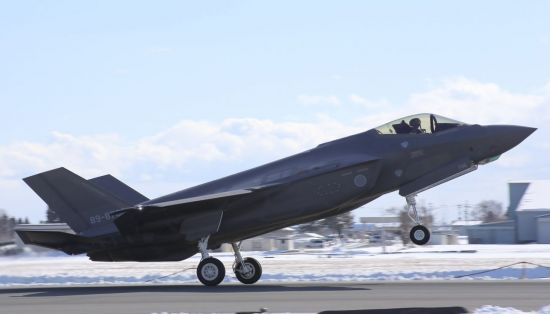 일본에 실전배치된 F-35A 전투기의 모습[이미지출처=일본 방위성 홈페이지/www.mod.go.jp]