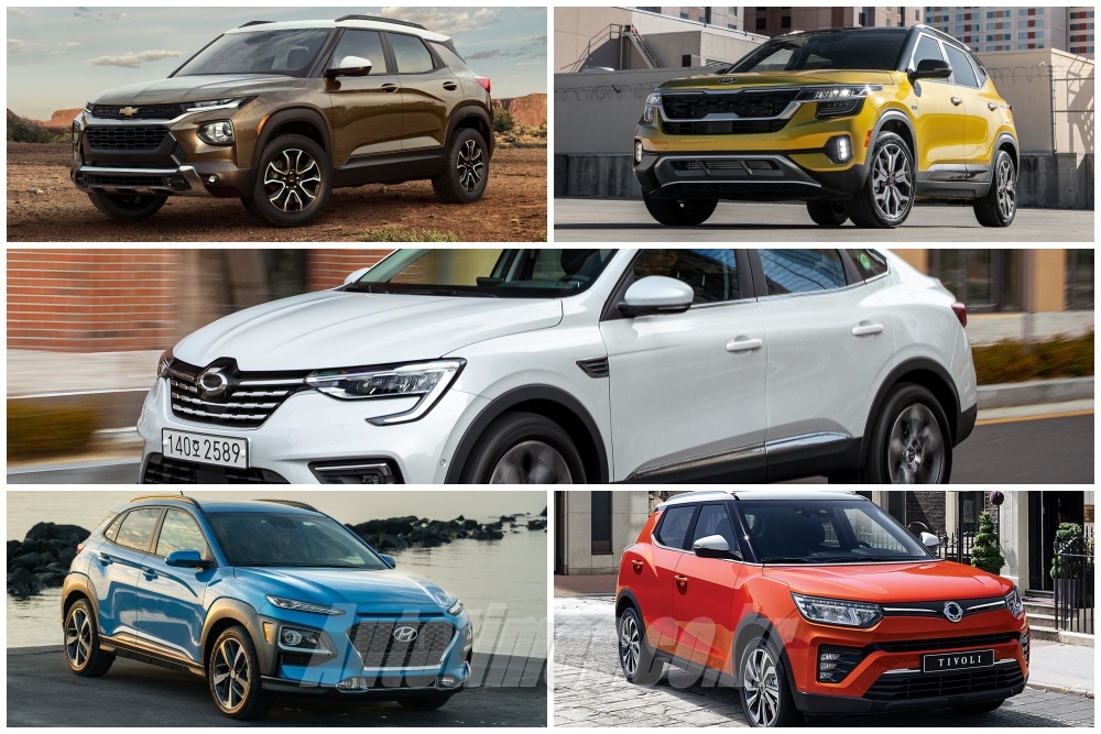 국산 소형 SUV 5대 천왕 비교, 어떤 차가 나은가