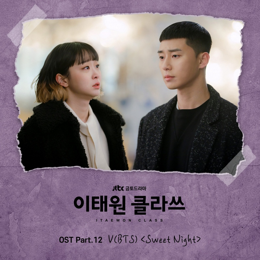 The 12th OST of JTBCs Golden Drama Itaewon Clath will be released at 6 pm on the 13th.Itaewon Klath OST Sweet Nightstand, which was produced by BTS V and participated in singing, is an indie pop song based on acoustic sound.The acoustic guitar leads the song, and the harmonious sound of Vs humming and violin in the second half stands out.It is a song of comfort that I want to give a sweet night like the title of Sweet Nightstand to the Park who met many sick and sick nights.V has been showing musical capabilities by steadily releasing works such as Nessie with RM, Scenery and Winter Bear.V also said, Itaewon Klath was first seen as an old webtoon, and I remember having fun with my own lessons.Especially, the character Roy was impressive and it was so good, but I am so happy that my favorite friend is playing the role of Roy.Thank you for being able to participate in this wonderful Drama as a self-titled song.I hope you love me a lot. He added his expectation for his own song Sweet Nightstand .Drama Itaewon Clath is broadcast every Friday and Saturday at 10:50 pm.