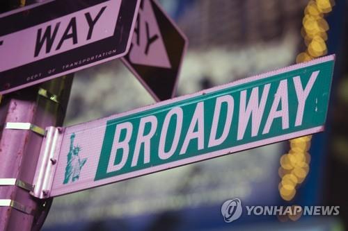 미국 뉴욕 타임스스퀘어의 브로드웨이 거리 표지판. [AP=연합뉴스 자료사진]