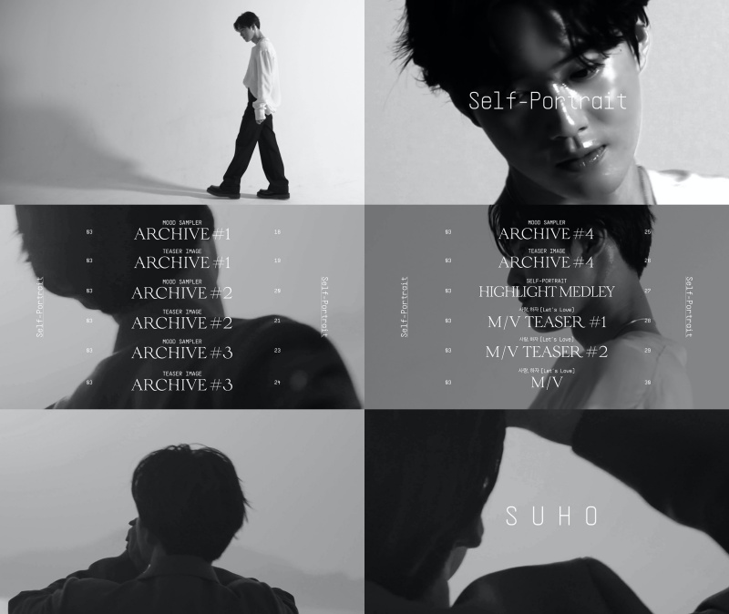 EXO Suho will debut to Solo for the first time after debut on the 30th.Suho released its first mini album Self-Portrait video schedule poster on Suhos official website and SNS channel at 0:00 on the 16th.I felt a deep mood in the black and white image. Suho looked alone at the distant mountain. For a long moment I thought.Self-portrait is Suhos first Solo album; he participated in the production from the planning stage to the whole.It contains six lyrical songs, including the title song Lets Love.From the 18th, we will be able to meet Suho, who has transformed into a new concept. We will release various contents such as mood sampler video, highlight medley, music video teaser sequentially.The self-portrait will be released on the 30th. It is possible to make reservations at various on-line and offline music stores.