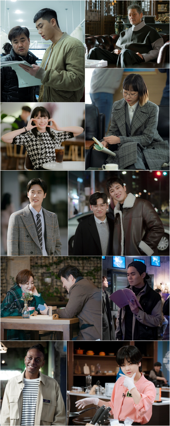 Itaewon Klath released a behind-the-scenes cut that would soothe regrets with only two times left to End.JTBCs Drama Itaewon Klath released a behind-the-scenes footage of Actors heart rate that infinitely increased viewers heart rate due to the hot energy and confident rebellion of young people.In the 14th episode, which aired on the 14th, Park Seo-joon (Roy) was portrayed as trying to ignore his mind toward Kim Da-mi (Joy).Feeling a late awakening and a squirming regret, he rushed to the hospital where Kim Da-mi was.However, a crisis arose as An Bo-hyeon (Jean The Fountainhead) and Won Hyun-joon (Kim Hee-hoon) kidnapped her as hostages.Park Seo-joon and Kim Dong-hee (Jang Geun-soo) stepped out to save Kim Da-mi, where Park Seo-joon, who threw himself instead toward the car that hit Kim Dong-hee, slowly lost consciousness.The fate of the two people, Park Seo-joon, who was at risk for his life in an unexpected accident, and Kim Da-mi, who was missing, amplified his curiosity.Itaewon Klath has been catching both the ratings and the topical rabbits and continuing the syndrome craze to the last minute.With Park Seo-joon and Yoo Jae-myung (Chang Dae-hee) facing each other in the final round, the industrys No. 1 contest between Janga Group and I.C. also offers a tense tension.Especially, the presence of Actors who have enhanced immersion and persuasiveness by drawing detailed Acting changes in the character over the past four years was more brilliant than ever.In the Korean portal site Navers daily search term (as of March 16), Kim Da-mis Joy Seo ranked first, Park Seo-joons Park Seo-joon ranked second, followed by The Fountainhead, 5th place Ma Hyun-i (Lee Joo-young), 6th place Jang Geun-soo, and 7th place Oh Soo-ah (Kwon Nara) The team showed off its strength by taking control of the rankings in succession.In the photo released on the day, the hot-rolled momentum of the hot actors was captured, as if the cold of the flower spring would blow away.Park Seo-joon and Kim Da-mi, the main characters of the irrefutable syndrome craze, are attracted to the scene of the script.Park Seo-joons eyes are serious, sharing his opinions carefully with director Kim Sung-yoon, ambassador, and Feeling.It is the secret of the birth of Park Seo-joon Park, who made the room shake with a thrilling Qatarsis and a dull impression.Kim Da-mis passion for not releasing the script in his hand even before the moment of shooting is also different.Her performance, which depicted an intense character she had never seen before, in her own color, provoked an explosive reaction every time.Yoo Jae-myeongs presence, which overwhelms the crowd with one eye, is also tough.Yoo Jae-myeong is holding the center of the drama with a charismatic and cool tension through the authoritarian aspect of the chairman who opposes the conviction of Park.Kwon Nara emits a lovely charm with a pretty pose and a smile full of charm toward the camera.Her tearful act, which delicately depicted the confusing Feeling of Osua between Janga Group and Park Roy in the last broadcast, also stood out.In the following photo, Kim Dong-hee, who is playing the role of Jang Geun-soo, who returned to the managing director of Jangga Group, is making an acting transformation.Lee David (Lee Ho-jin), who once again sparked vengeance with the reunion with The Fountainhead, but the warm-hearted mode of An Bo-hyeon and Lee David, who smile and smile on their shoulders, gives a reversal.From the cheerful appearance of Kim Hye-eun (Kang Min-jung) and Yoon Kyung-ho (Oh Byung-hun), who make a laughing appearance during the filming break, Ryu Kyung-soo (Choi Seung-kwon), Lee Ju-young (Ma Hyun-yi), and Chris Ryan (Kim Toni), who are hard-carrying with character, are also handed down to three-color youth energy.Itaewon Klath was also a different scene in the class, said the production team.Actors tight acting breathing and synergy were perfect.  As we continue to shoot with our best efforts until the end, please keep an eye on the constant love and interest.Whatever you imagine, you will be impressed and Qatarsis more than expected. Meanwhile, the 15th episode of Itaewon Klath, which has only two episodes left to End, will be broadcast on JTBC at 10:50 p.m. on the 20th (Friday).