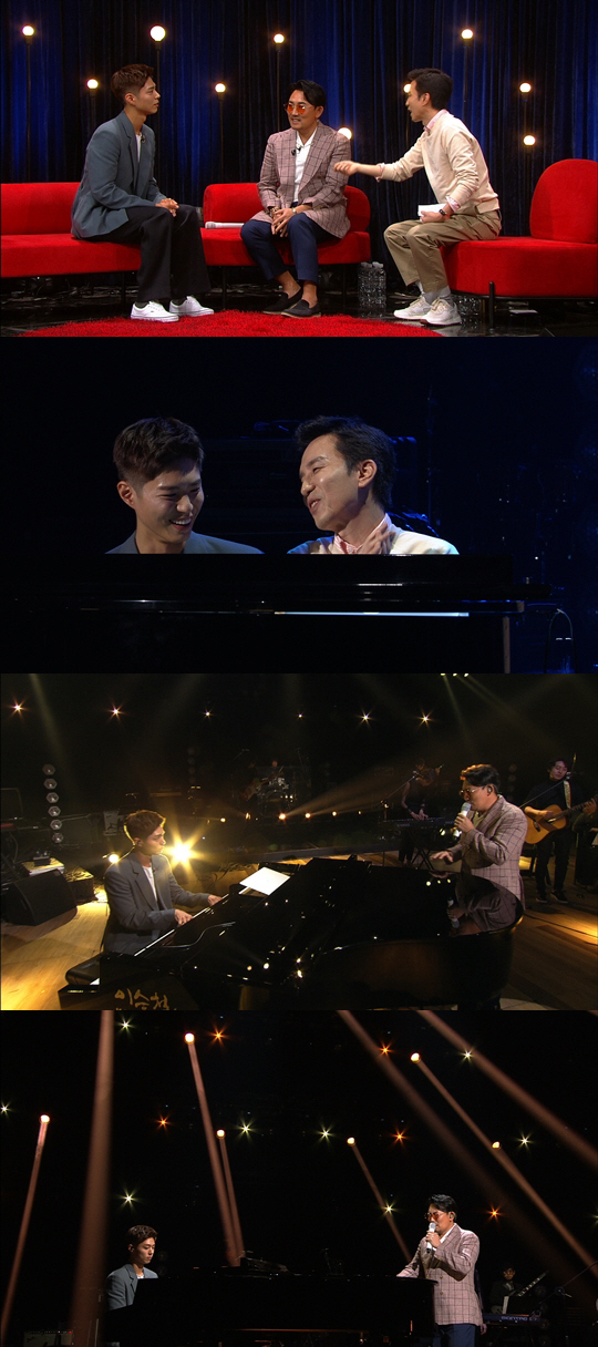 Actor Park Bo-gum gave a special stage from piano to song in the first appearance of You Hee-yeols Sketchbook.Park Bo-gum appeared on the recent KBS 2TV You Hee-yeols Sketchbook recording.Lee Seung-cheol and Park Bo-gum, who have been linked to the singer and music video protagonist in the webtoon Moonlight Sculptor OST I Love You Much released in January this year, prepared a special stage that can only be seen in You Hee-yeols Sketchbook.Park Bo-gum took on the piano accompaniment of I love you a lot and presented a perfect breath with Lee Seung-cheol and presented the river and the river.In the subsequent talk, Park Bo-gum heard the request of MC You Hee-yeol and instantly received Lee Seung-cheols Western Sky and Toys Good Man with piano playing, and applauded by two people.He then played Chopstick March with You Hee-yeol and completed his self-proclaimed doppelganger-down harmony.Meanwhile, Park Bo-gum said, Friday night You Hee-yeols Sketchbook listener, and You Hee-yeols bright smile tickled my heart.I did not forget it, he said, making MC You Hee-yeol happy.Park Bo-gum revealed his past dreaming of Singer: He dreamed of being a singer-songwriter before making his debut as an actor, and said he became an actor on the suggestion of his agencys representative.I still do not let go of that dream, and I am preparing for the project with SAM KIM of antenna music, he confessed, making me look forward to the musician Park Bo-gum.On the other hand, Park Bo-gum remade the Lets go to the stars of the loading last year and attracted attention with pure tone.Lee Seung-cheol, who watched this, praised I like the pure voice; I pick these people during the audition.You Hee-yeols Sketchbook MC You Hee-yeol and Music Bank former MC Park Bo-gum transformed into 2MC.The two introduced the next stage, Lee Seung-cheols Nobody else like that, which made everyone laugh with perfect sums from visuals to comments.Lee Seung-cheol and Park Bo-gum are the first and only stage together, I Love You A lot, and Lee Seung-cheols love theme song My Love and Nobody else stage will be available at KBS 2TV You Hee-yeols Sketchbook at 11:25 pm this Friday night.