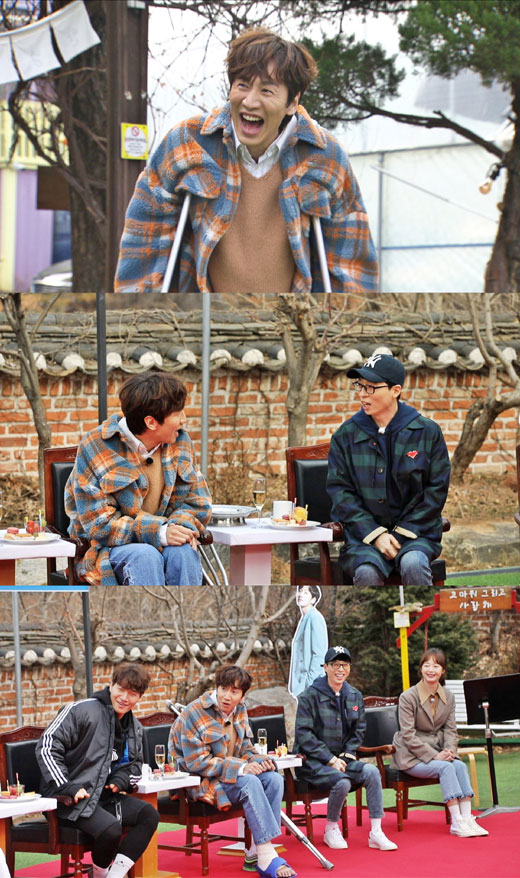 Actor Lee Kwang-soo will make a comeback on SBS Running ManLee Kwang-soo, who had been stable for two weeks due to a leg injury on SBS Running Man on the 22nd, will return.He surprised the members by making a surprise return from the recent recording opening; the members welcomed Lee Kwang-soo with a welcome welcome to his unexpected appearance.Lee Kwang-soo said, I wanted to come to the filming too much; thank you for your concern and waiting.Lee Kwang-soo has been a big player in the following missions and races as well as returning in two weeks.On this day, Actor Lee Il-hwa, Hwang Young-hee, Gag Woman Park Mi-sun, who played the impressive role of Mom in the work, and Kang Daniel appeared as a family race of mother and children. Lee Kwang-soo did not only show Mom guest, siblings and limited-time chemistry,Lee Kwang-soo also expressed his unusual affection for Running Man, saying, I think I will live now and I feel like I have returned to Running Man during the mission.