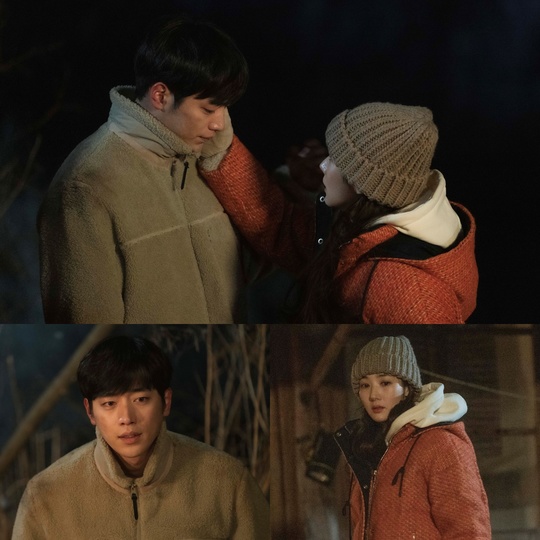 Park Min-young and Seo Kang-joon face each other in a cottage.In the JTBC Wall Street drama Ill Go If the weather Is Good (played by Han Ga-ram/directed by Han Ji-seung and Jang Ji-yeon), Lim Eun-seop (Seo Kang-joon) chose to disappear forever to the happiness called Umizaru (Park Min-young).His lonely face, looking up at the dark night sky, seemed to know somehow the sadness of Happiness disappearing.Eun-seop, who seemed to have only warm spring, just as everyone had their own winter, such as Umizau, who lives with the wounds of the past, and Myeong-yeo (Moon Jung-hee), who suffers from unknown headaches.He kept his own winter in the cabin and did not share it with anyone.Even his only close friend, Jang Woo (Lee Jae-wook), who was in the hard shield, did not know what he liked or what he wanted, so he said, I do not know about him.When he confessed to him that Umizaru I like you, he tried to come to the line and Eun-seop eventually disappeared.Eun-seop seems to have headed for the cottage where he had hidden his lonely soul, and finally he faced Umizaru only after finding Eun-seop.Umizaru, who has been through a rough mountain road, is pouring out his worries for a sick Eun-seop, and Umizaru, who is gently touching one side of his cheek, has an unseen heart.But Eun-seop, who faces such a Umizaru, can not even meet his eyes. Moreover, he feels subtle cold.Is it a worry for Umizaru who climbed the mountain at night without listening to his words, or is it a protective film that is not hurt by the courageous Eun-seop?minjee Lee