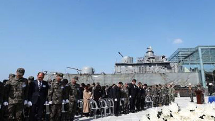 해군, 2함대서 천안함 10주기 추모식..정경두 국방장관 주관