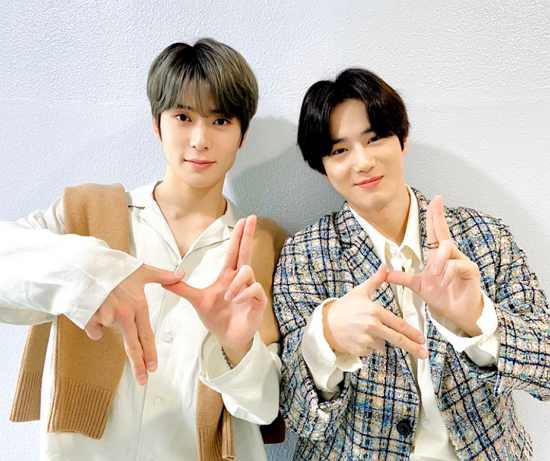 Group NCT Jaehyun celebrates senior Suhos Solo debutOn the 5th, NCT 127 official Twitter posted two photos with the article Suho type!! Solo debut congratulations! I will always cheer you up.The photo released featured a warm two-shot of Suho and Jaehyun, who beamed at the camera as they clasped their shoulders.Suho and Jaehyun met on SBSs popular song on the 5th, Suho, who wore the stage costumes exactly as they were.Fans who saw the warm friendship of the two responded such as It looks really good, Suho Solo album big hit and Good-looking two-shot.On the other hand, Suho released his first Solo album Self-Portrait on the 30th of last month and is working as the title song Love, Hazard.