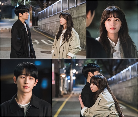 Chae Soo-bin, a half-major, is caught giving a surprise hug to Jung Hae In, causing excitement.TVNs Drama Half-Universal, which is making the heart go wild with its beautiful visual beauty and poetic ambassadors, is going to air the 6th episode of Today (7th), and the half-couples Jung Hae In (played by the House of Representatives) and Chae Soo-bin (played by Han Seo Woo) It makes people wonder by releasing one two-shot.In the last five episodes, the House of Representatives and Seo Woo, who announced the end of unrequited love, were portrayed.Seo Woo expressed regret by declaring that he would end his unrequited love to inform the House of Representatives how to end unrequited love.On the other hand, the House of Representatives, which was chewing on the words of Seo Woo, ended the JiSoD (a dialogue program with the personality and emotion of JiSoo), and made the hearts of those who see it swallowing sadness.So, I am curious about the future development that the House of Representatives and Seo Woo will draw.Among them, Jung Hae In and Chae Soo-bins two shots facing each other in the middle of the night are revealed and attention is focused.Jung Hae In and Chae Soo-bin in the public steel give each other a smile with a smile.In particular, Jung Hae In shines a moist eyeball, while Chae Soo-bin looks at him so sadly that he stimulates curiosity about what the situation is.Chae Soo-bin, who hugs Jung Hae In strongly, is captured and steals his gaze.With Jung Hae In in his arms, Chae Soo-bins face leaning against his shoulder is thrilling, and Jung Hae In looks surprised and wide-eyed.Especially, Chae Soo-bin declared the end of unrequited love to Jung Hae In. Interest in love story to be drawn by Jung Hae In and Chae Soo-bin is amplified.Tonight, the sweet change in the House of Representatives that reacted to the love of Seo Woo begins, the production team of the semi-library group said, The romance of the House of Representatives and Seo Woo, which comforts and surrounds each others wounds, will stimulate viewers love cells.Im asking for a lot of expectations, he said.On the other hand, half-half is a love story drawn by the House of Representatives of the N-year artificial intelligence programmer and the classical recording engineer Seo Woo, who is concerned about his unrequited love, and will be broadcast six times at 9 pm on the 7th.Photo = tvN