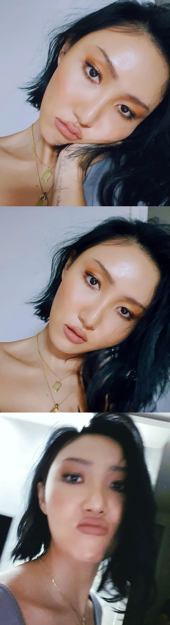 Group MAMAMOO member Hwasa boasted outstanding visuals.On the 8th, Hwasa posted several photos through his Instagram.In the open photo, Hwasa is making various facial expressions looking at the camera, his bronzed skin, colorful beauty and chic charm captivating his attention.Hwasa appeared on MBC entertainment program I Live Alone.Photo: Hwasa Instagram
