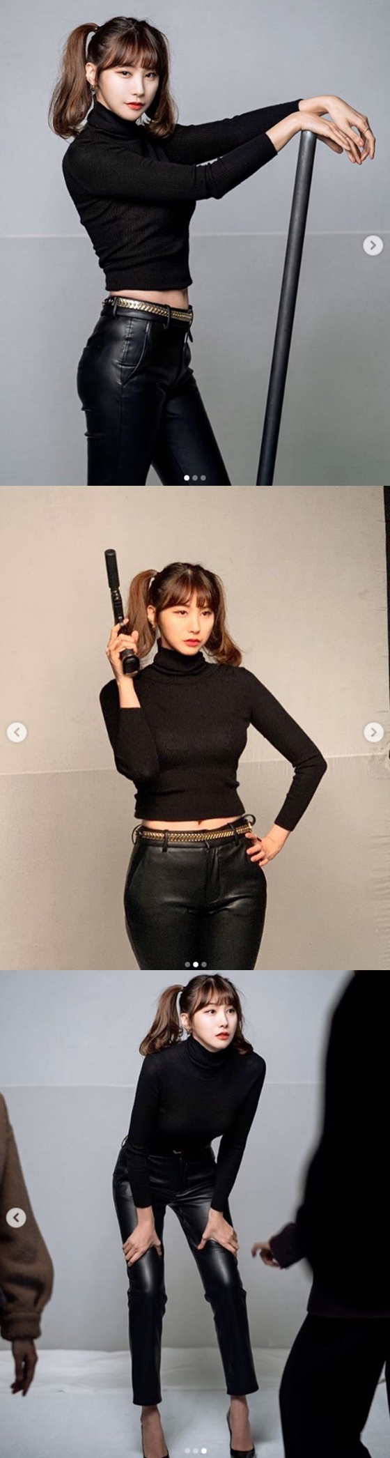 Yoo In-young posted three photos on his Instagram on the 9th day with the article Im Ye-eun! # Goodcasting # April 27 coming soon.In the public photos, there was a picture of Yoo In-young, who is working on shooting with his head on the head.Yoo In-young boasted an extraordinary chic with an iron pipe and a gun, digesting all black costumes.Many netizens responded that this is different, Harlequin is a black version and My sister is so cool.Meanwhile, Yoo In-young will appear on SBS Drama Good Casting which will be broadcasted on the 27th.