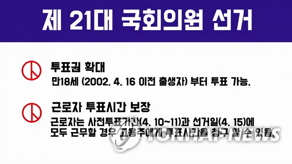 제21대 국회의원 선거 (GIF) [제작 남궁선. 재판매 및 DB 금지]