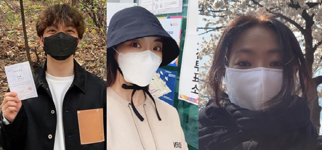 From singer IU to Actor Park Seo-joon, many stars have held an eventful one-vote event with the 21st National Assemblys One Election Pre-voting.On the second day of pre-voting in the 4th and 15th general elections, voters were on the way to events from early morning at polling stations nationwide.Stars also participated in the vote, and Celebratory photo directly on social media.He also raised the vote.IU will vote on its SNS Kahaani on the 11th with the words votingIU in the photo is wearing a hat and mask in a comfortable costume, staring at the camera and encouraging participation in the vote.Park Seo-joon also posted a vote complete on social media, along with a Celebratory photoIn the photo, Park Seo-joon with plastic gloves in both hands and a mask is caught in the eye.Actor Shin Min-a has certified the vote by posting a picture on Instagrams Kahaani.In the public photo, Celebratory photo is in front of the elevator with the words Please drop the pre-vote on the 4th floorThere is a picture of Shin Min-a taking a picture.Actor Jung Yoo-mi also posted a picture of leaving 1m away with the article Keep careful and watch the distance! Keep the distance.I greeted you for a while before I was over because the flower path in front of the house was beautiful. Pre-voting is until 6 oclock! Miri is comfortable.Miri Hal people should go today. Make sure you have a mask, ID, and hand sanitizing.Actor Ye Jin-gu reveals a photo of holding voting-related documents and is called Health CarefulSinger Seung-min Nam from TV ship Mr. Trot also finished pre-voting with Lee Chan One and Hwang Yoon Sung.Seung-min Nam wrote on his Instagram account: Finally I have the right to vote.It was more meaningful to go with my brothers. I posted the article.In the public photos, Lee Chan One, Hwang Yoon Sung and choreographer Cho Young Seo and singer Song Min Joon appeared together with Seung-min Nam and Mr. Trot.Those wearing masks were shown a Celebratory photo in front of the polling stationHe left a friendship shot.Meanwhile, the pre-voting rate of the 21st general election was 26.69%, the highest ever.The National Election Commission One said that 1,174,677 of the total 4,394,247 electors participated in the pre-voting, which started at 6 am on October 10 and ended at 6 pm on November 11, .