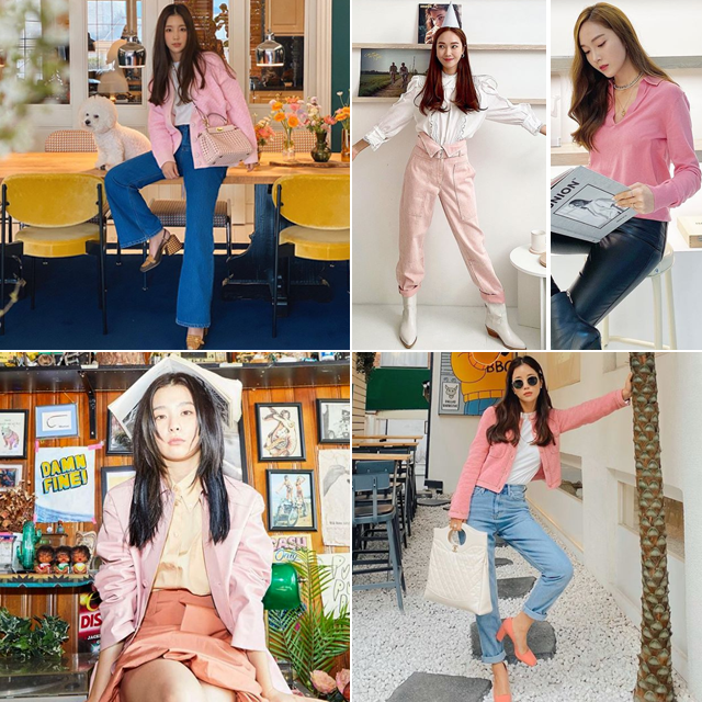 /사진=배우 기은세, 패션사업가 제시카, 그룹 레드벨벳 슬기 인스타그램