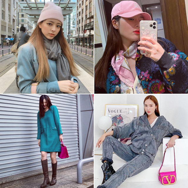 /사진=그룹 있지 유나, 가수 현아, 패션사업가 제시카 인스타그램