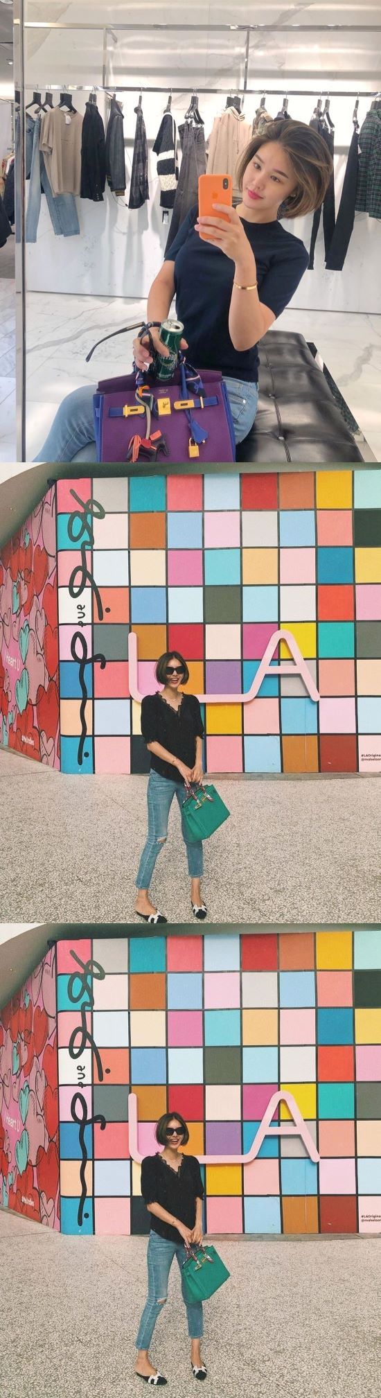 Broadcaster Park Eun-ji recalled the past.On the 16th, Park Eun-ji posted several photos and articles on his instagram  saying, I want to go Shopping at this time of last year. ...Shopping hang out with friend # Corona Blue # Soul # Today is good # Walk.In the photo, Park is posing in various poses in a black blouse and jeans, and his elegant and luxurious visuals catch his eye.Park Eun-ji married a Korean-American office worker who is two years old in 2018.Photo: Park Eun-ji Instagram  