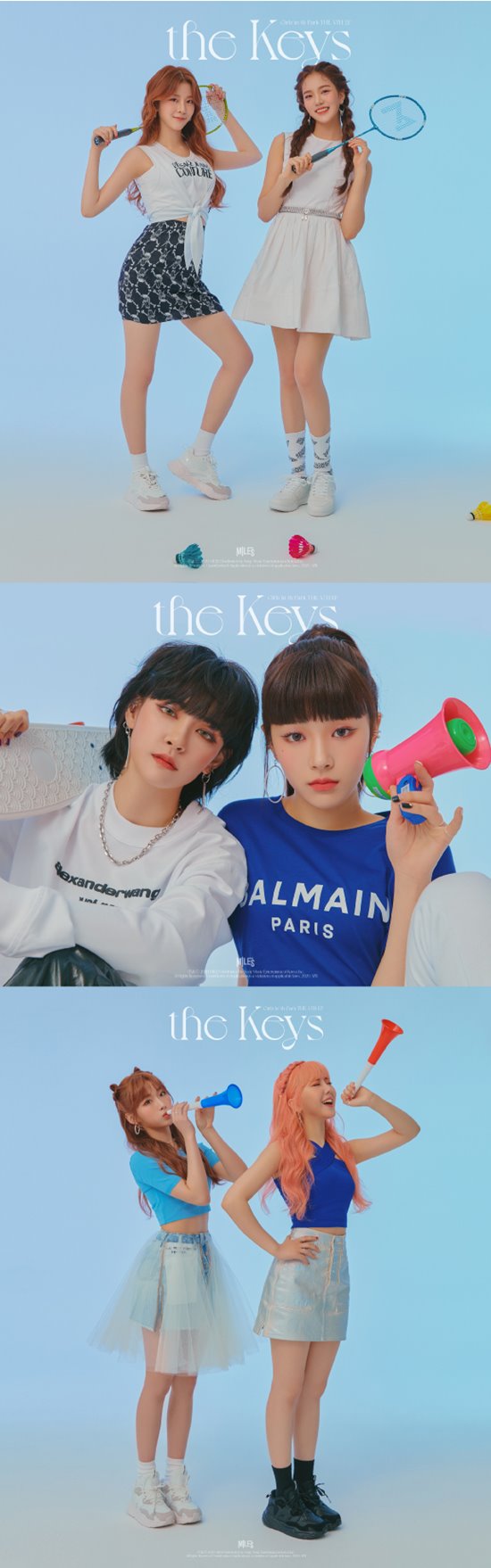 Girl group GWSN (GWSN) has unveiled a new concept photo full of refreshing sensation.GWSN released its fourth EP album The Keys (The Kids), which will be released on the 28th through the official SNS channel, the second concept photo PHOTOGRAPHS in blue group and unit cut.GWSN, which showed a thicker feminine beauty than before in the first concept photo PHOTOGRAPHS in red, boasted a visual full of refreshing feeling that is comparable to the ion beverage AD picture through the second concept photo.The group cut featured a GWSN that emits a sporty and bright atmosphere.The combination of the members wearing blue/white color-based costumes and the refreshing sky blue background gave a cool feeling.GWSN has created a more active charm through unit cuts taken by two members.With badminton rackets, the fans have raised their expectations for a comeback with different concepts, including democracy and rena, which appeal to a healthy image, Miya and Anne, who boast a unique force like a model in a picture, and Seoryeong and Seogyeong, who catch their attention with cute visuals like fairy.GWSNs fourth EP album The Keys, which foresaw a completely new concept and style, will be released simultaneously at 6 pm on the 28th at home and abroad online music sites.Photo: Miles