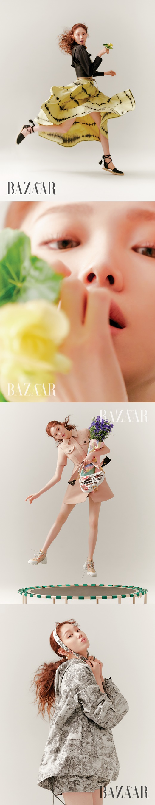 Actor Lee Sung-kyung has emanated a bland charm.On Sunday, the fashion magazine Bazaar (BAZAAR) released a picture of Lee Sung-kyung in the May issue.The concept of this picture is Fly High. High and Farther, and Lee Sung-kyung has digested it with his own unique mood.Wearing a long skirt like a flower, we have completed a charming and fascinating picture, such as showing a dynamic pose or moving freely on a trampoline.Lee Sung-kyungs fresh energy, which filled the scene throughout the shooting, is the back door that the surrounding staff also laughed.Meanwhile, Lee Sung-kyung played the role of Cha Eun-jae in the second year of the thoracic surgery fellow through the drama Romantic Doctor Kim Sabu 2 earlier this year.I naturally played the image of youth growing up over the pain and got sympathy from viewers.